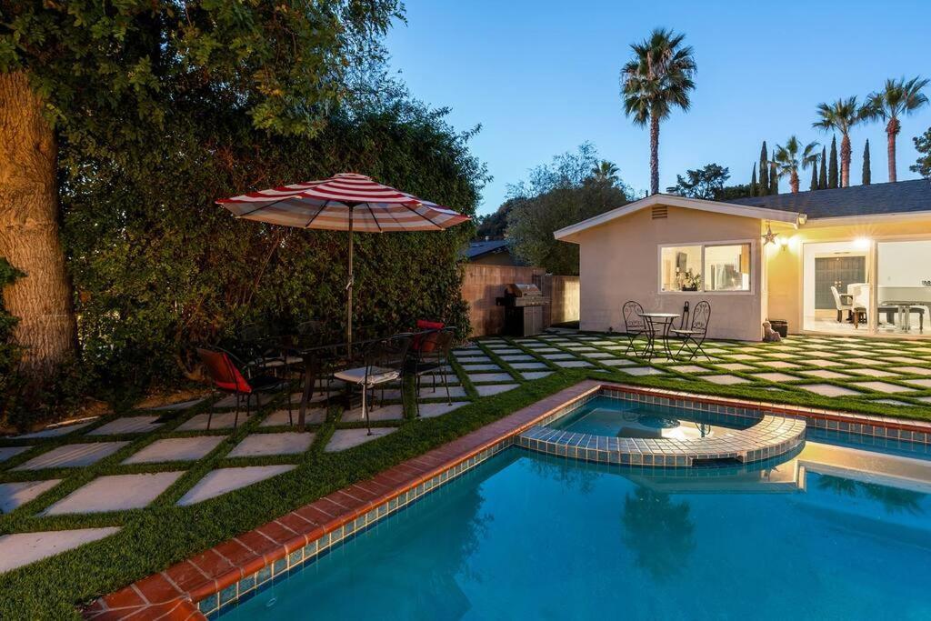 Villa Luxury 4BD in Topanga Oasis with Pool, Spa and Cabana Los Angeles Exterior foto