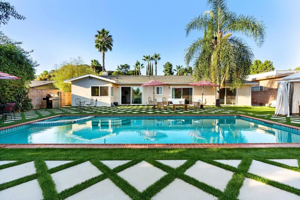 Villa Luxury 4BD in Topanga Oasis with Pool, Spa and Cabana Los Angeles Exterior foto