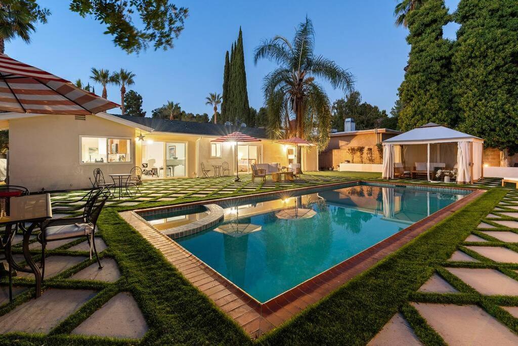 Villa Luxury 4BD in Topanga Oasis with Pool, Spa and Cabana Los Angeles Exterior foto