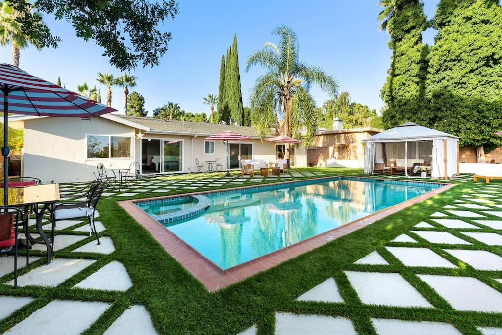 Villa Luxury 4BD in Topanga Oasis with Pool, Spa and Cabana Los Angeles Exterior foto